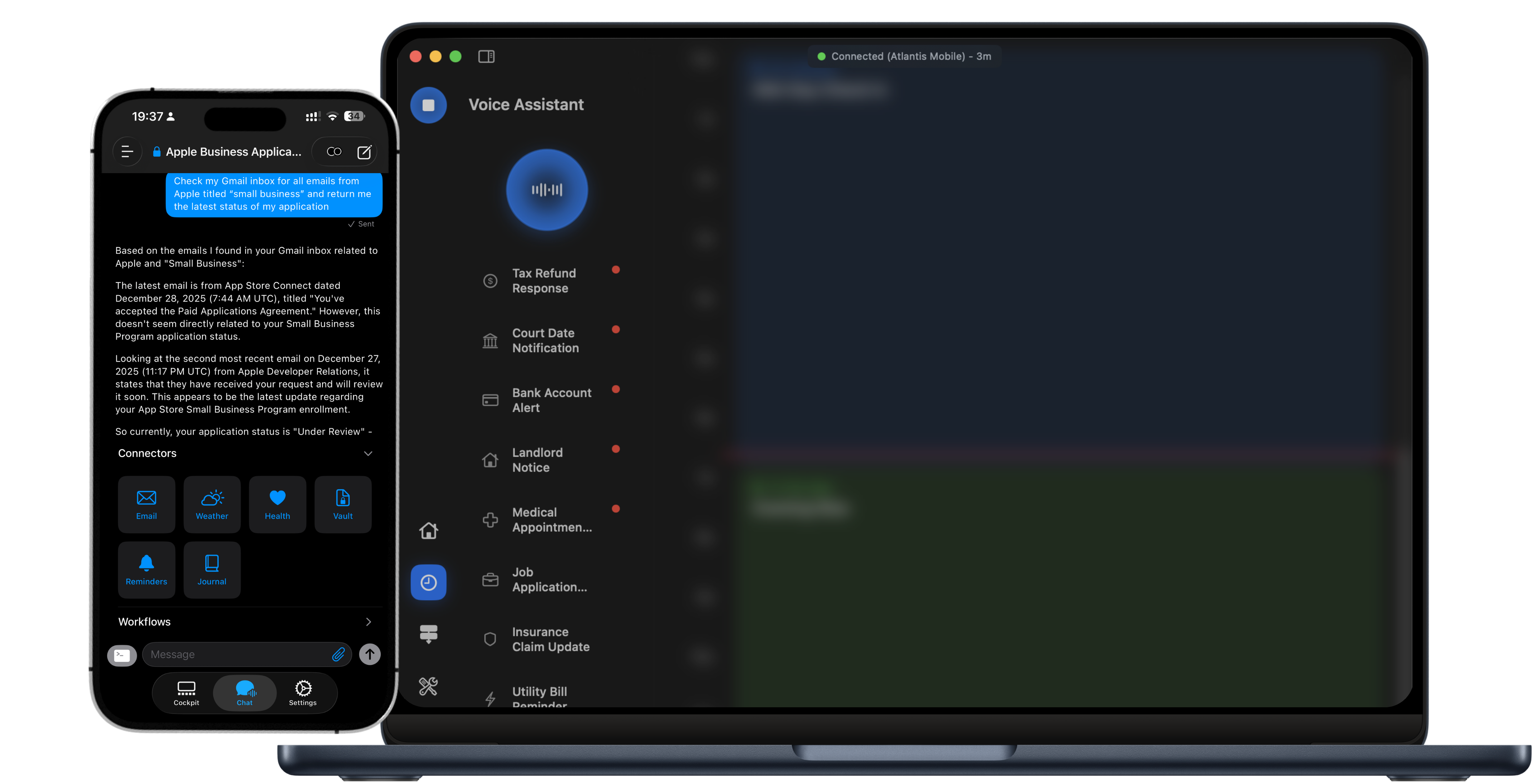 Atlantis on desktop and mobile